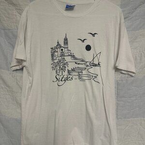 Sitges Spain T-shirt White